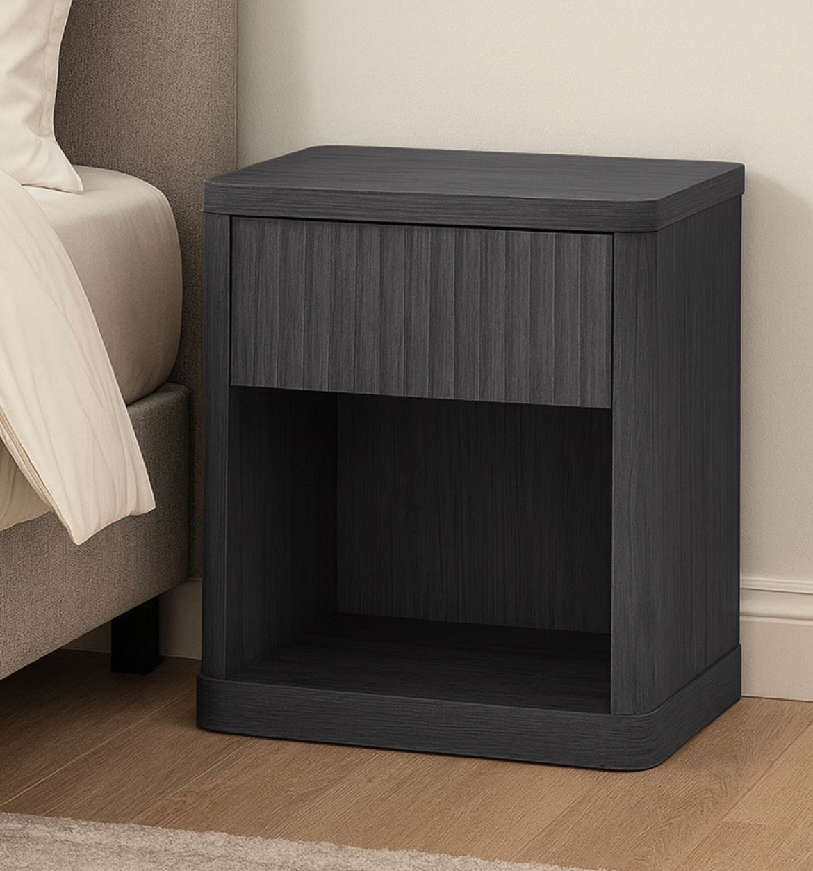 Fluted Bedside Table (Set of 2)