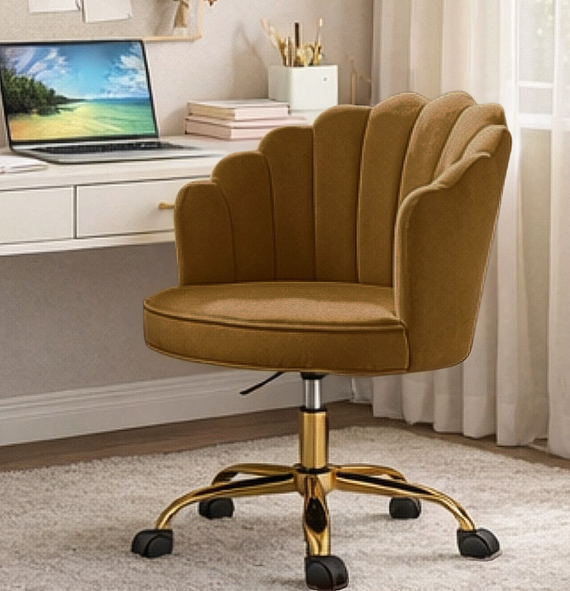 Modern Task Chair w/ Tufted Back