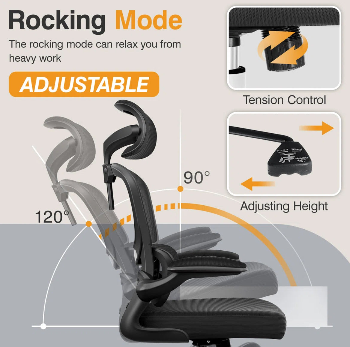 New Ergonomic Mesh Office Chair