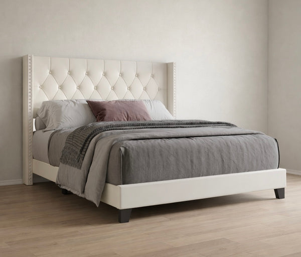 Elegant Tufted Bed Frame
