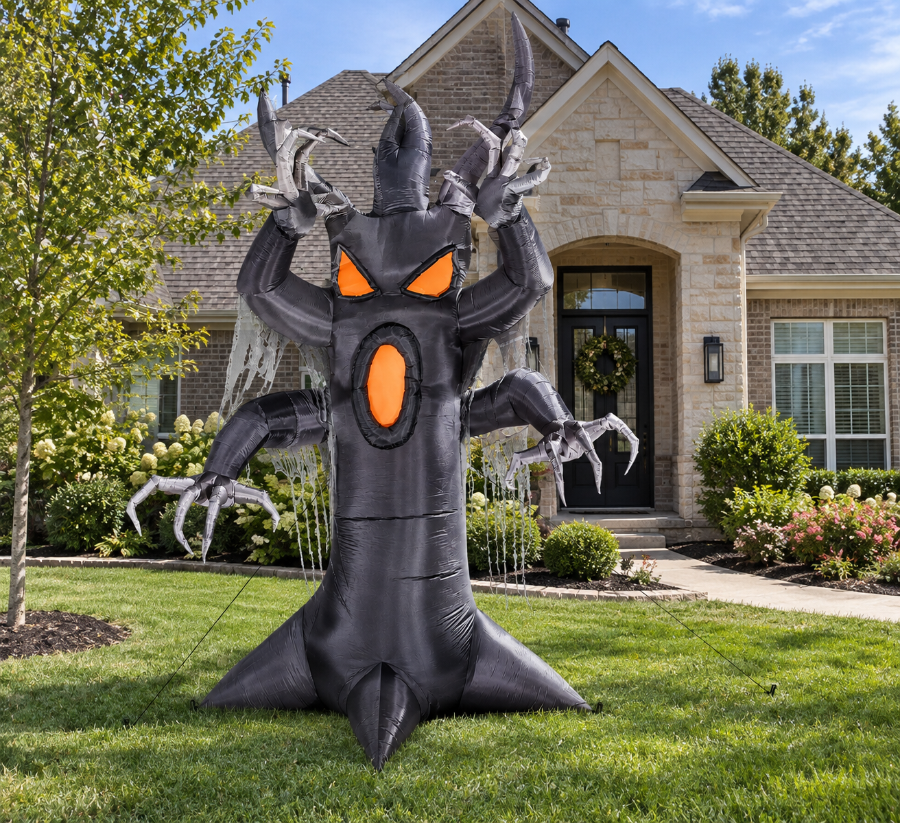 Spooky Inflatable Black Tree