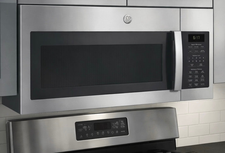GE 30" 1.7 Cubic Feet Convertible Over-The-Range Microwave w/ Sensor Cooking