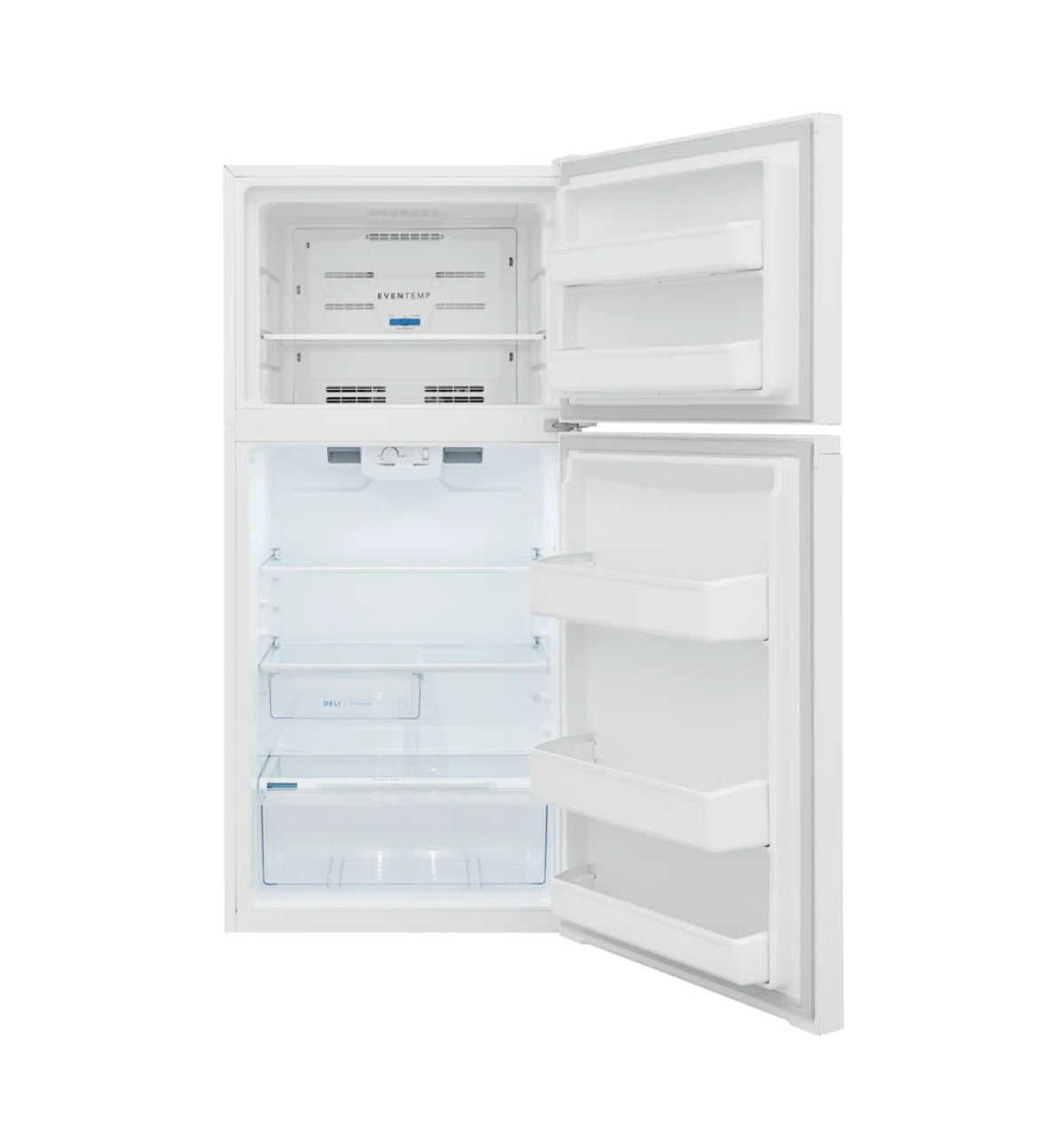 Frigidaire 28" 13.9 Cubic Feet Top Freezer Refrigerator with Auto Close Doors