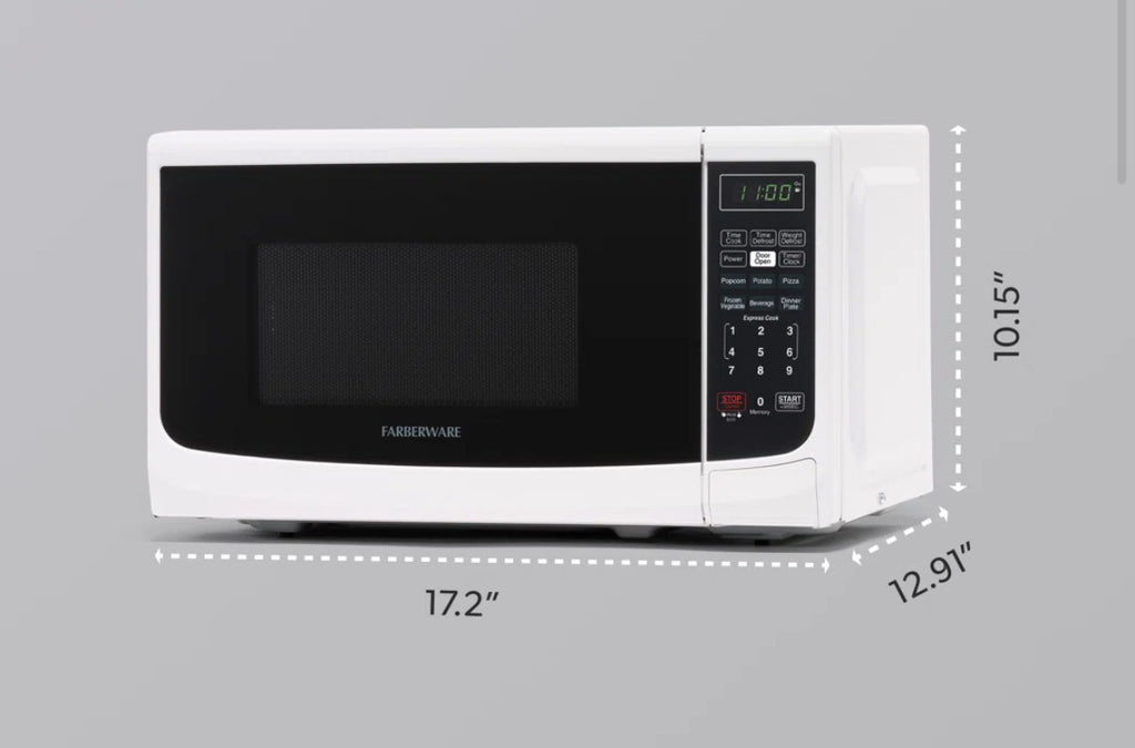 Farberware 0.7 Cubic Feet Countertop Microwave