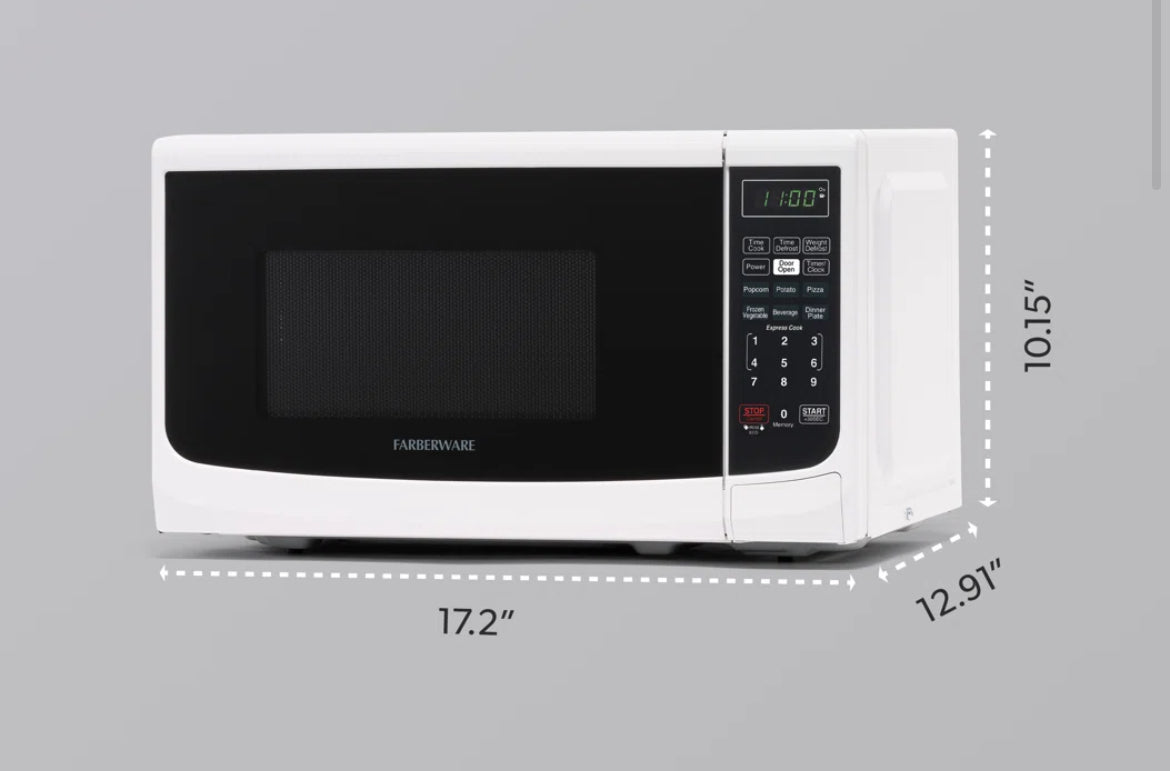 Farberware 0.7 Cubic Feet Countertop Microwave