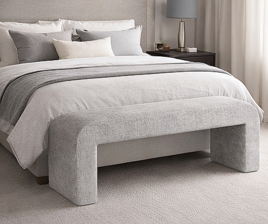 U-Shaped Upholstered Bench