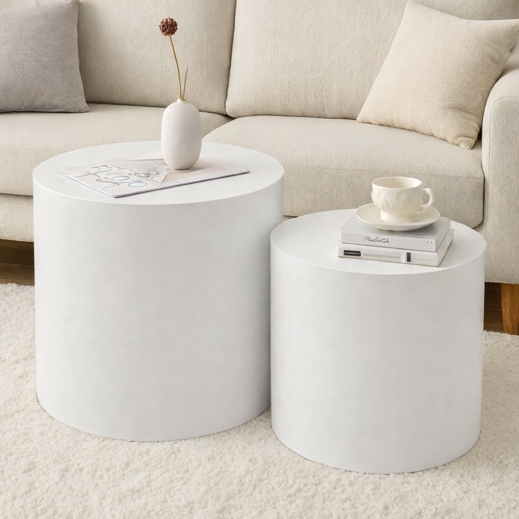 Wooden Nesting Coffee Tables (Set of 2)