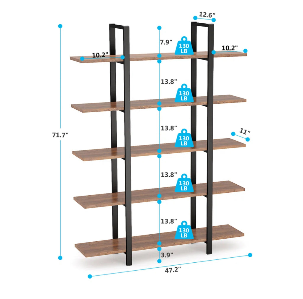 5-Tier Etagere Bookshelf