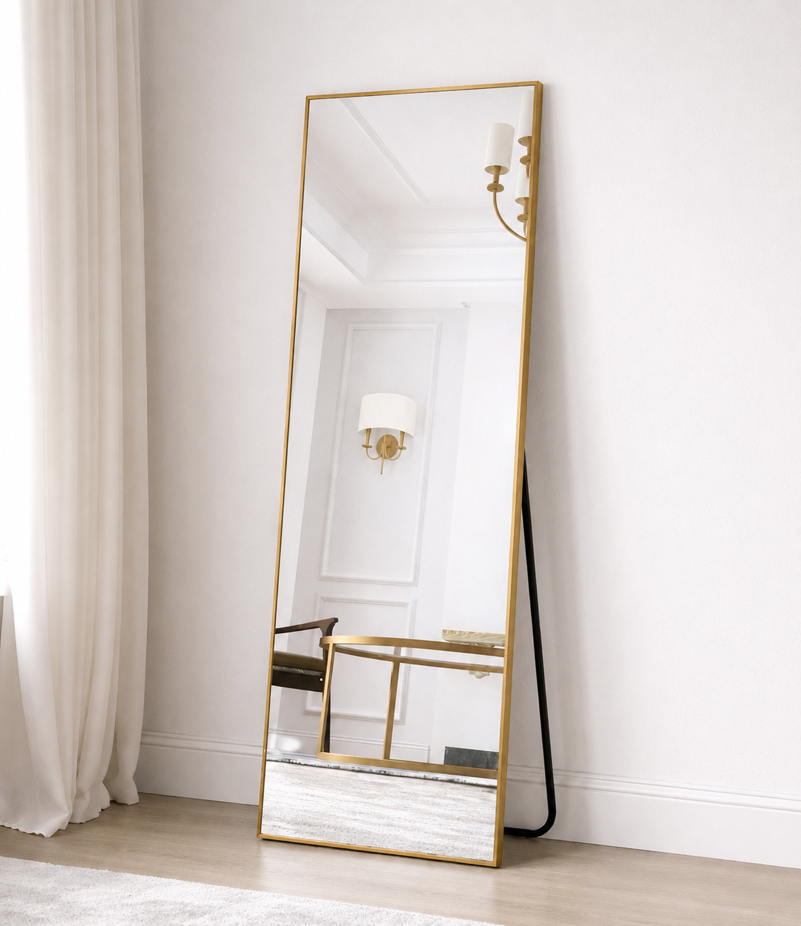 Rectangular Aluminum Alloy Framed Mirror