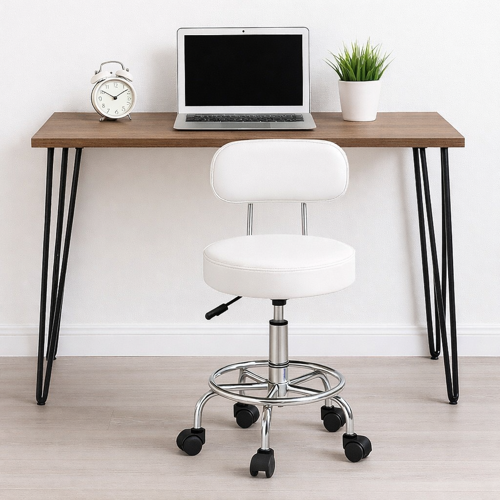 Adjustable Office Rolling Stool