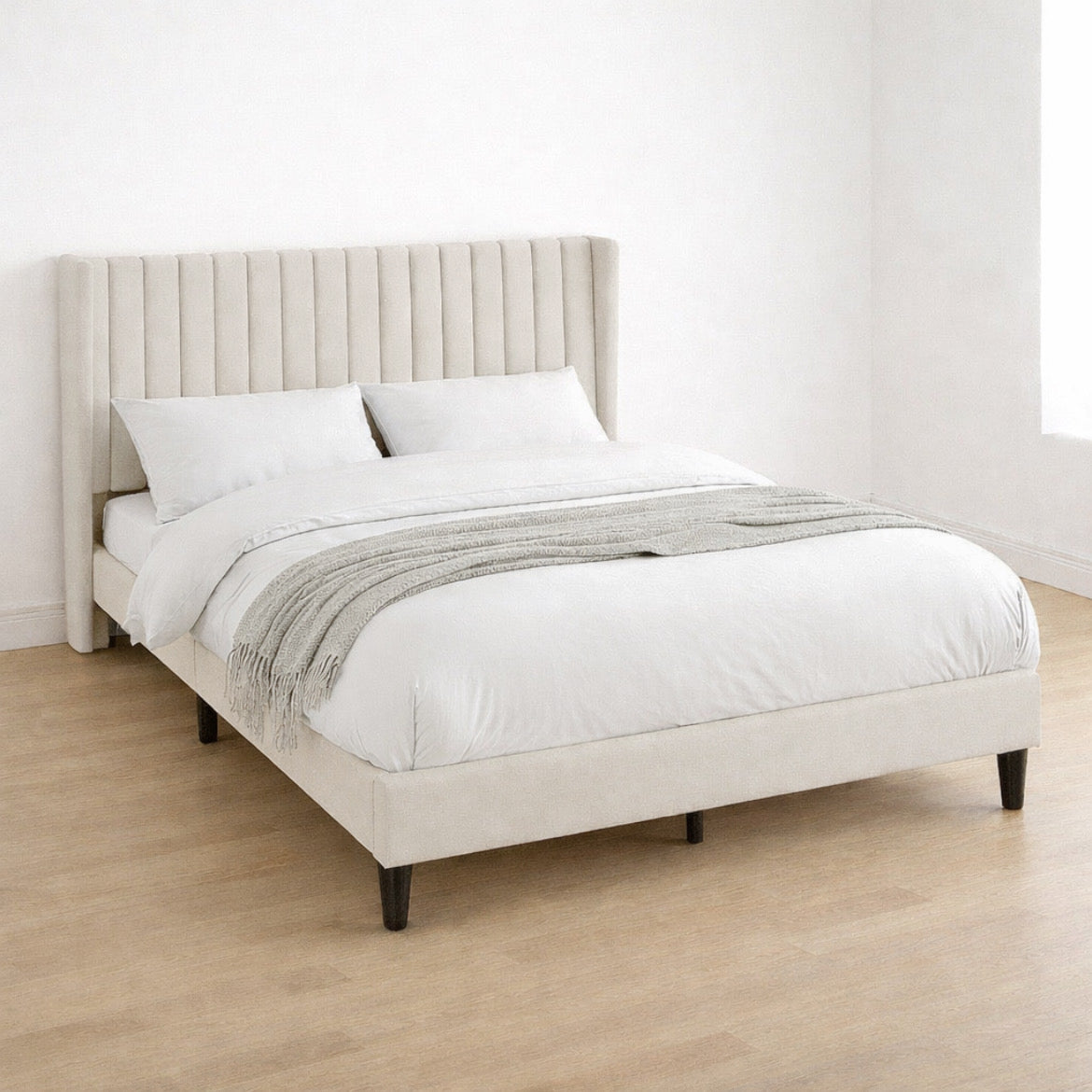 Bed Frame w/ Wing Side