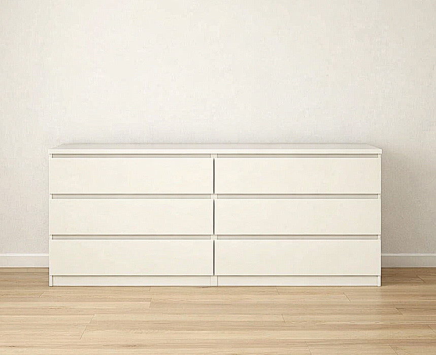 7-Drawer High Gloss Dresser