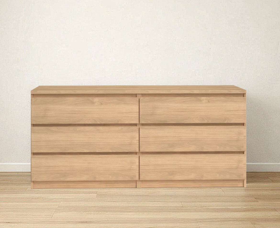 7-Drawer High Gloss Dresser