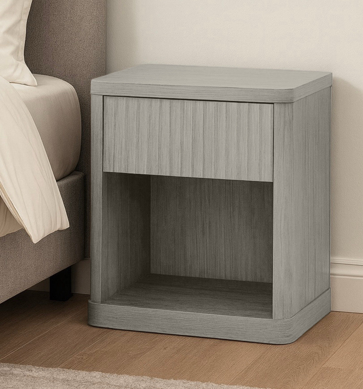 Fluted Bedside Table (Set of 2)