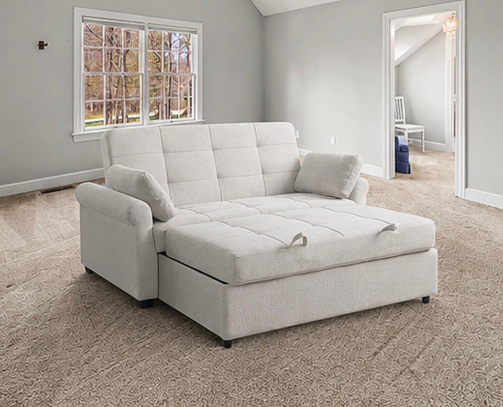 Convertible Sleeper Sofa Bed w/ Cushions