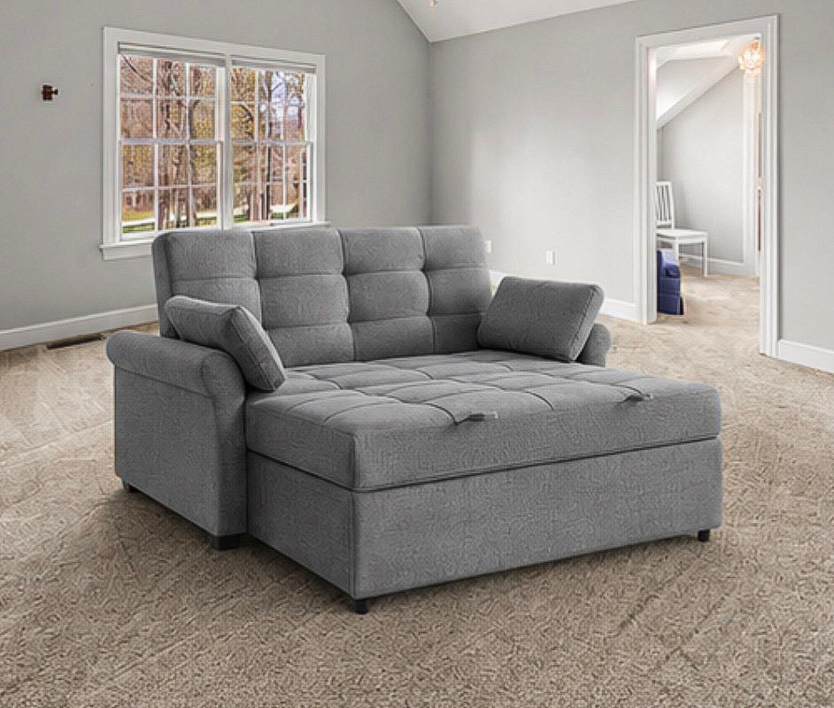 Convertible Sleeper Sofa Bed w/ Cushions
