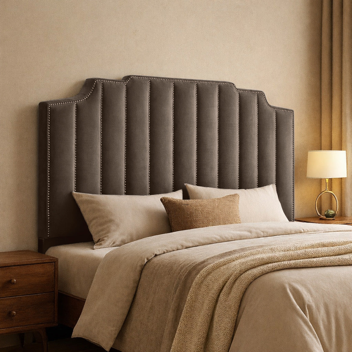 Full-Sized Upholstered Headboard