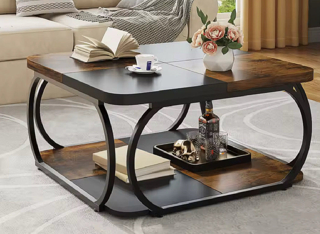 Square Rustic Coffee Table