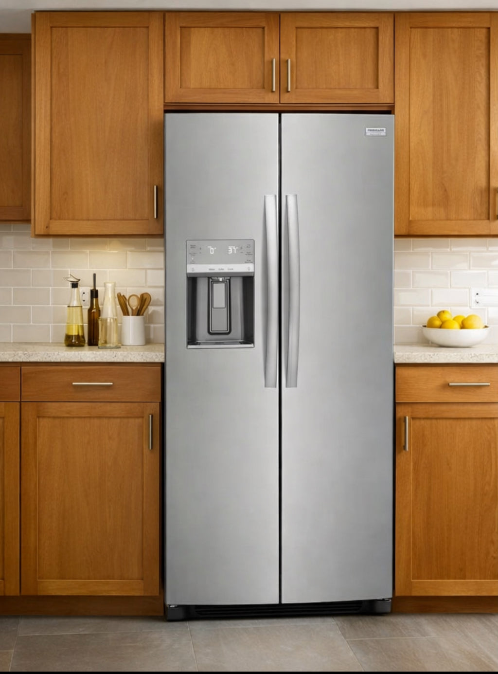 Frigidaire 36" 25.6 Cubic Feet Side by Side Refrigerator