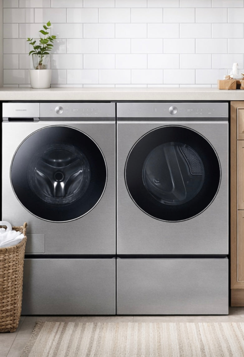Samsung Front Load Washer & Dryer w/ Super Speed Dry