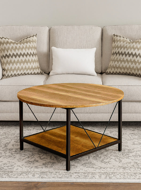 Round Rustic Coffee Table