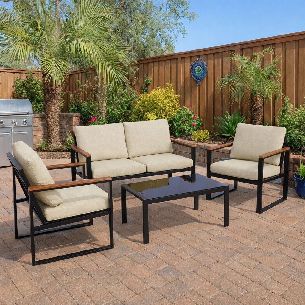 Comfy Outdoor Conversation Sets with Cushions